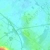 Girton topographic map, elevation, terrain