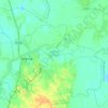 Fenchuganj Upazila topographic map, elevation, terrain