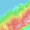 Hampton topographic map, elevation, terrain