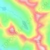 Mystic Island Lake topographic map, elevation, terrain