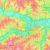 Kansas City topographic map, elevation, terrain