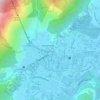 Ayer Itam topographic map, elevation, terrain
