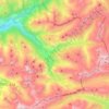 Bergün Filisur topographic map, elevation, terrain