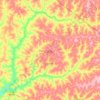 Itápolis topographic map, elevation, terrain