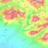 Bilboa topographic map, elevation, terrain
