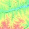 高山镇 topographic map, elevation, terrain