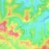 Borsodbóta topographic map, elevation, terrain