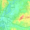 Pearl topographic map, elevation, terrain