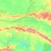 Puertollano topographic map, elevation, terrain