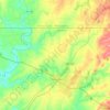 Piney Creek topographic map, elevation, terrain