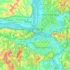 Parkersburg topographic map, elevation, terrain