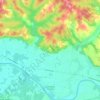 Saint-Pierre-d'Eyraud topographic map, elevation, terrain