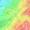 Caldwell topographic map, elevation, terrain