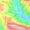 Addingham topographic map, elevation, terrain