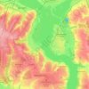Shevchenkivskyi district topographic map, elevation, terrain