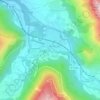 Les Cabannes topographic map, elevation, terrain