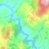 Inistioge topographic map, elevation, terrain