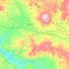 Ahuacatlán topographic map, elevation, terrain