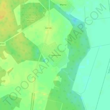 Стукачёвка topographic map, elevation, terrain