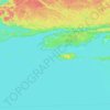 The North Shore Township topographic map, elevation, terrain