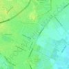 Bishops Green topographic map, elevation, terrain