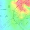 Tarporley topographic map, elevation, terrain