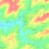 Roisel topographic map, elevation, terrain