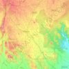 Kuppam topographic map, elevation, terrain