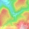 Coalmont topographic map, elevation, terrain