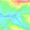 Basalt topographic map, elevation, terrain