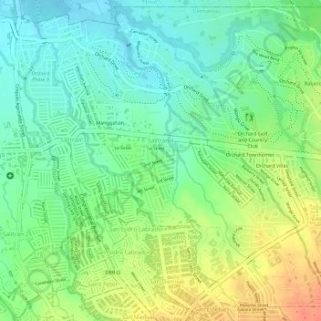 Salitran 4 topographic map, elevation, terrain