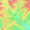 Tilshead topographic map, elevation, terrain