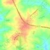 Bowman topographic map, elevation, terrain