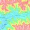 城关区 ཁྲིན་ཀོན་ཆུས། topographic map, elevation, terrain