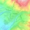 Peshkopi topographic map, elevation, terrain