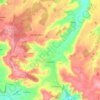 Lyminge topographic map, elevation, terrain