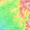 Oldham topographic map, elevation, terrain