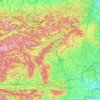 Steiermark topographic map, elevation, terrain