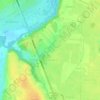 Aukštkiemiai topographic map, elevation, terrain