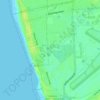 West Beach topographic map, elevation, terrain