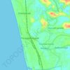Parappanangadi topographic map, elevation, terrain