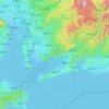 Aichi Prefecture topographic map, elevation, terrain
