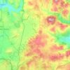Almargem do Bispo, Pêro Pinheiro e Montelavar topographic map, elevation, terrain