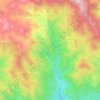 Dymes topographic map, elevation, terrain