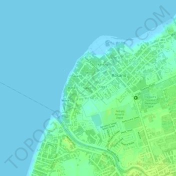 Sapa IV topographic map, elevation, terrain