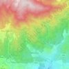 Moniatis topographic map, elevation, terrain