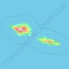 Samoa topographic map, elevation, terrain