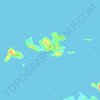 Inishbofin Electoral Division topographic map, elevation, terrain