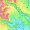 Hoshigamine topographic map, elevation, terrain