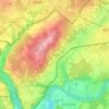 Satigny topographic map, elevation, terrain
